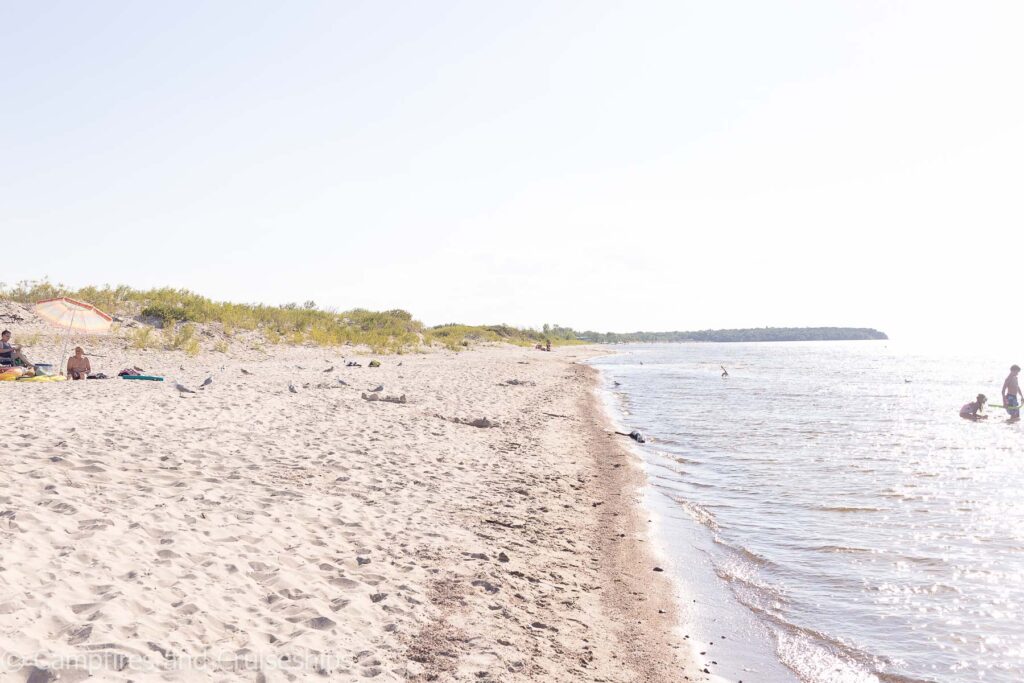 east beach at grand beach manitoba