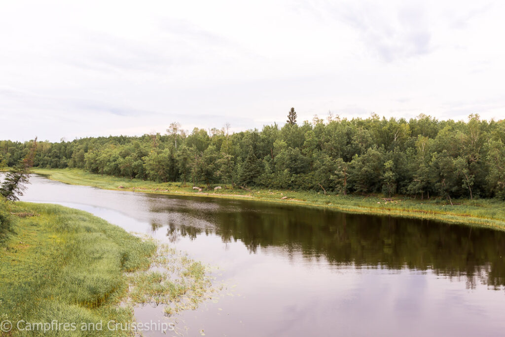 whiteshell river near nutimik lake in manitoba canada