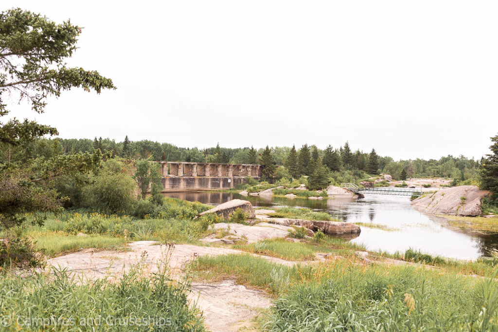 pinawa dam provincial park in manitoba canada